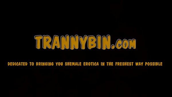 Black Shemale Domme Using White Slave