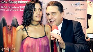 Carlota Teen (now Penelope Cum) gives a blowjob lesson for Andrea Diprè