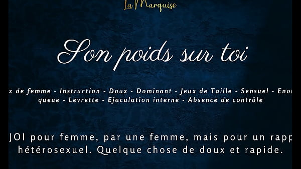 Son poids sur toi – french audio porn for women